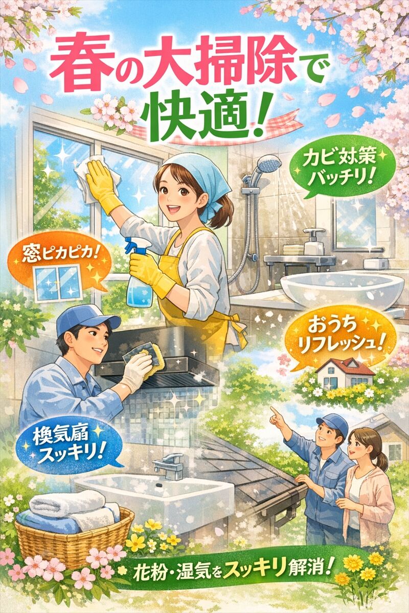 「春は住まいを整えるベストシーズン」