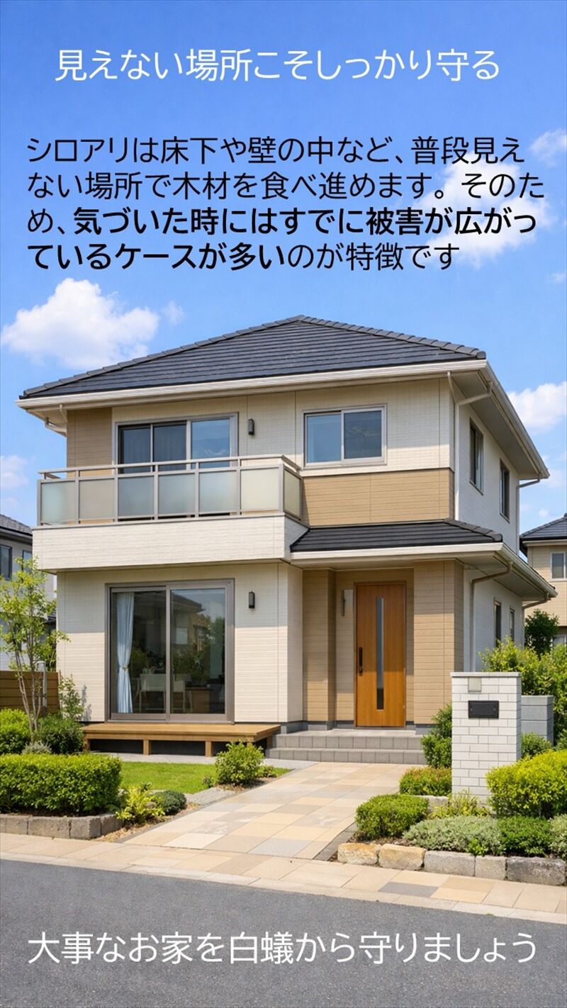 防蟻工事の重要性