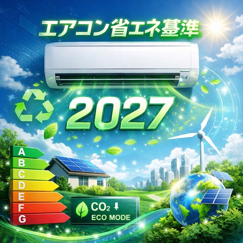 エアコン選びが変わる！2027年省エネ基準解説