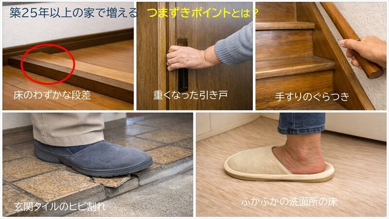 家の中の“小さな段差”が大きな危険に—高齢者が安心できる住まいへ 